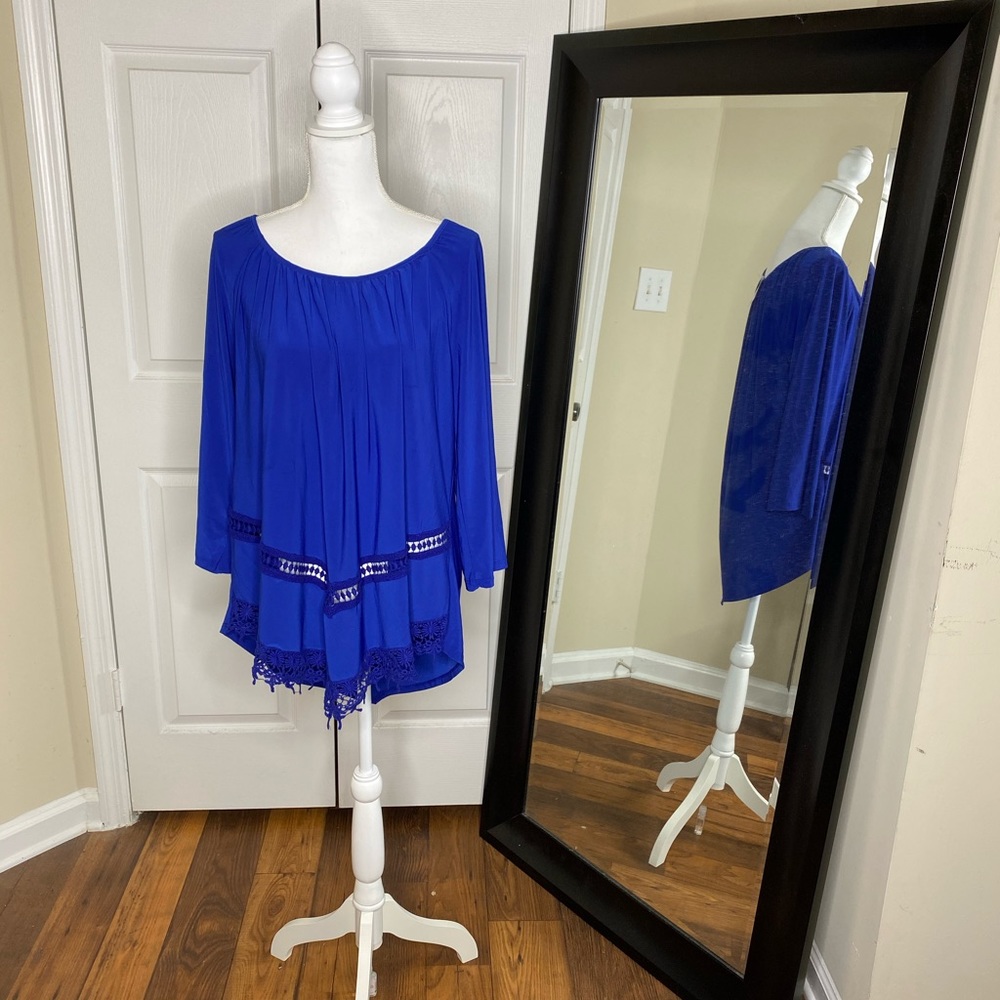 Crochet Hem Tunic